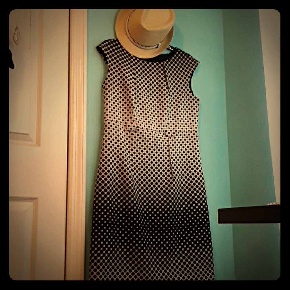 A polka dot dress(accessories not included)